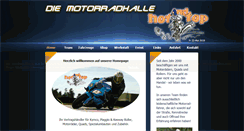 Desktop Screenshot of die-motorradhalle.de